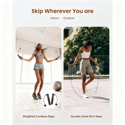 Smart Jump Rope with Automatic Reps & Calorie Counter