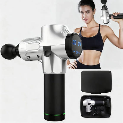 Ultra-Portable Massage Gun - Quiet & Powerful Vibration Massager