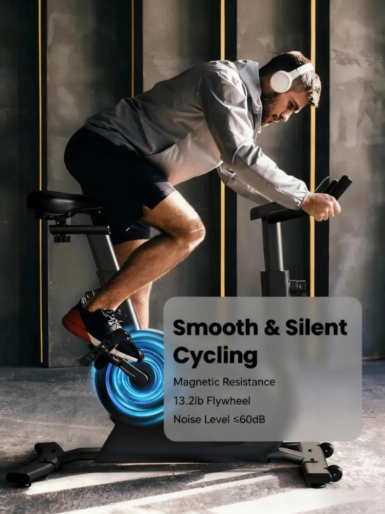 Home AI Exercise Bike for Live & Immersive Cycling Classes