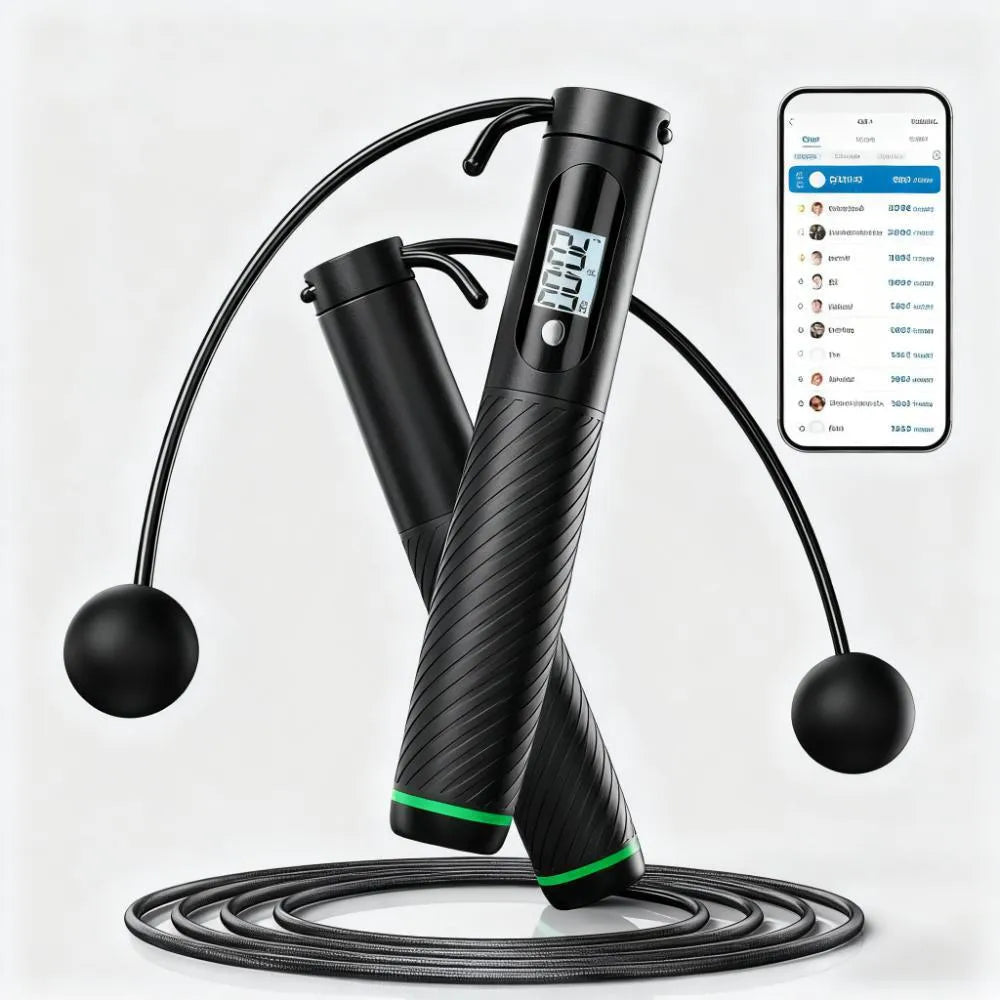 Smart Jump Rope with Automatic Reps & Calorie Counter