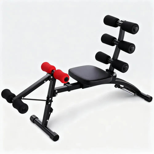 Space-Saving Folding Ab Machine, Adjustable Sit-Up Bench for Home